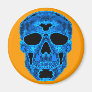 Imán Máscara azul del horror del cráneo