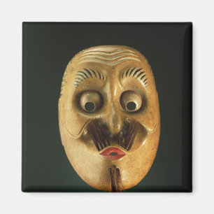 Imán Máscara cómica, teatro de Noh