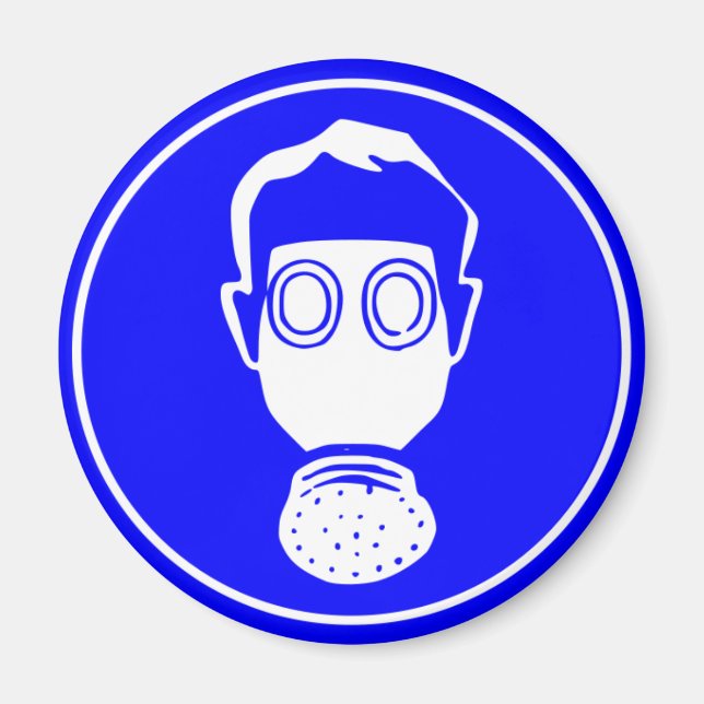 Imán Máscara de gas (Frente)