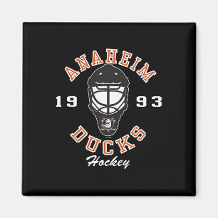 Imán Máscara de Hockey Anaheim Ducks Negra Oficialmente