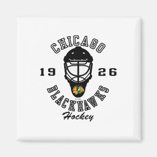 Imán Máscara de Hockey Chicago Blackhawks Roja Nhl Ofic