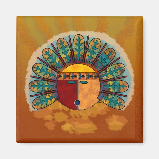 Imán Máscara de Kachina (Frente)