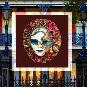 Imán Máscara de Mascarada, Mardi Gras, Carnaval