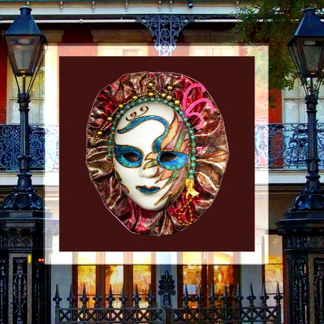 Imán Máscara de Mascarada, Mardi Gras, Carnaval (Subido por el creador)