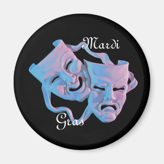 Imán Máscara de máscaras de Mardi Gras