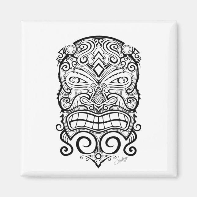 Imán Máscara de Tiki (Frente)