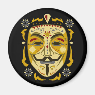 Imán Máscara del cráneo del azúcar