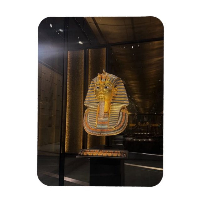 Imán Máscara dorada de Tutankamón Museo Egipcio, ¡Artef (Vertical)