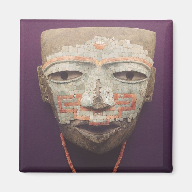 Imán Máscara funeraria de Teotihuacan (Frente)