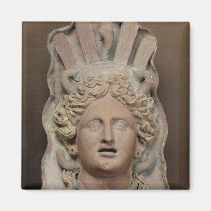 Imán Máscara púnica que representa el Demeter