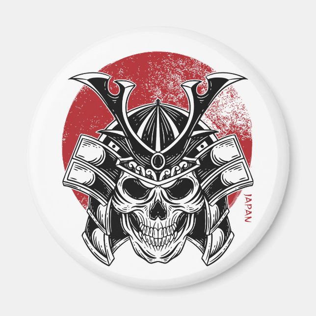 Imán Máscara Samurai / Samurai Mask Magnet (Frente)