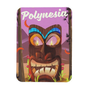 Imán Máscara Tiki de Polinesia