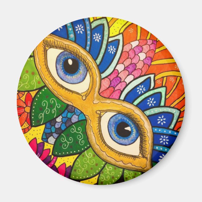 Imán Máscara veneciana (Frente)