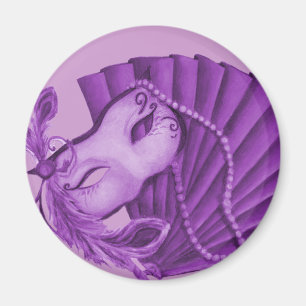 Imán Mascarada violeta