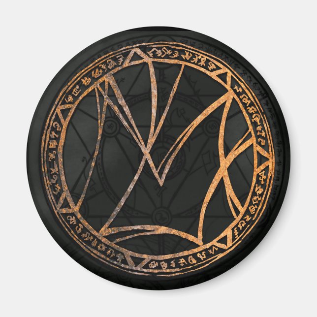 Imán Máscaras de bajo logotipo (Frente)