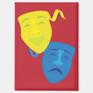 Imán Máscaras de Comedia y Tragedia