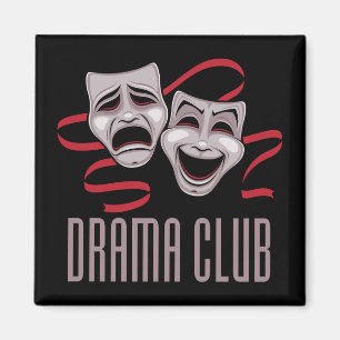 Imán Máscaras de Comedia y Tragedia del Club de Teatro