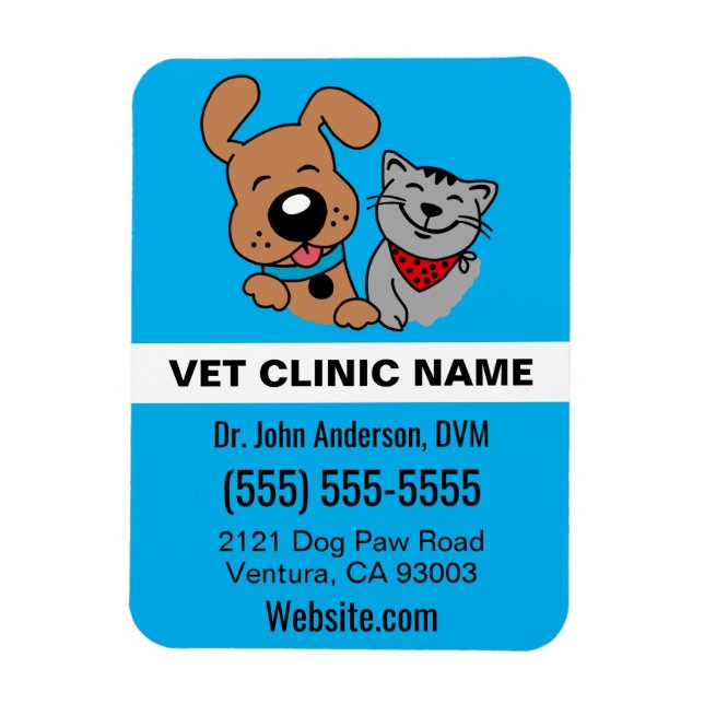 Imán Mascota Business Magnet (Vertical)