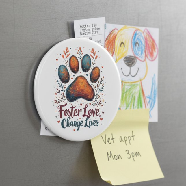 Imán Mascota Foster Magnet para defensores de animales (Pet foster refrigerator magnet)