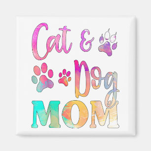 Imán Mascota Gato Perro Mamá Para Mujeres, Día de la Ma