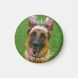 Imán Mascota Photo Memorial Magnet