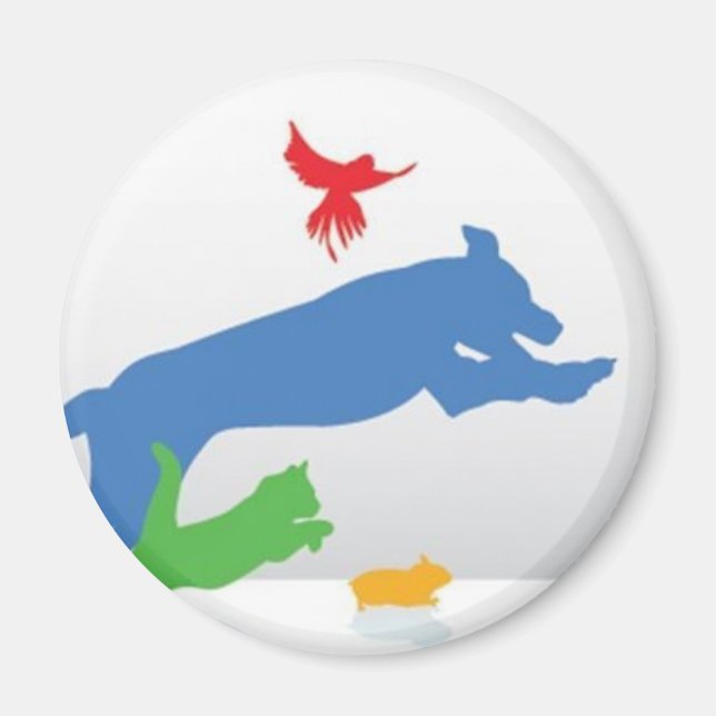 Imán Mascota Sitting (Frente)