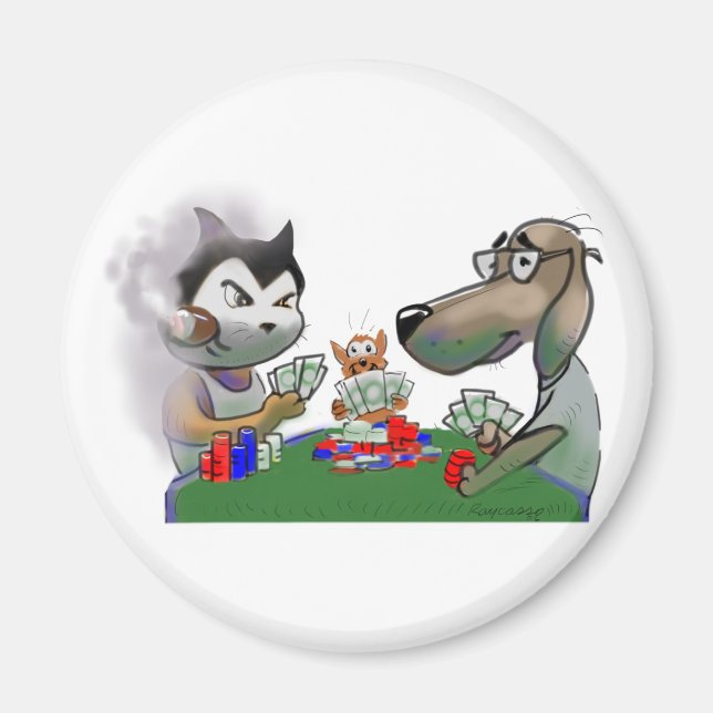 Imán Mascotas de PoKeR (Frente)
