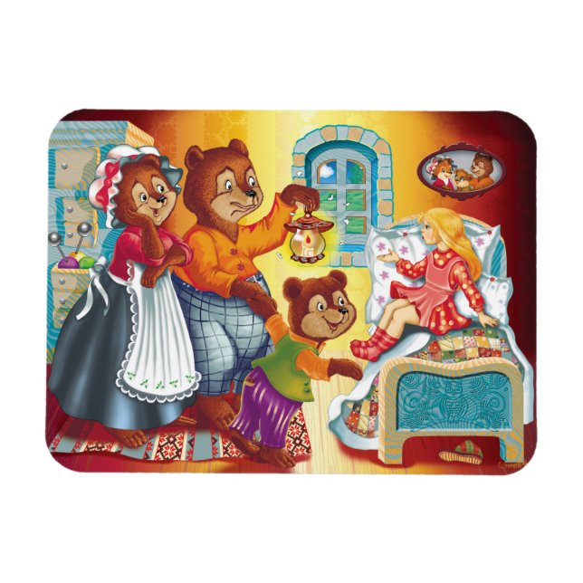 Imán Masha y 3 osos (Horizontal)