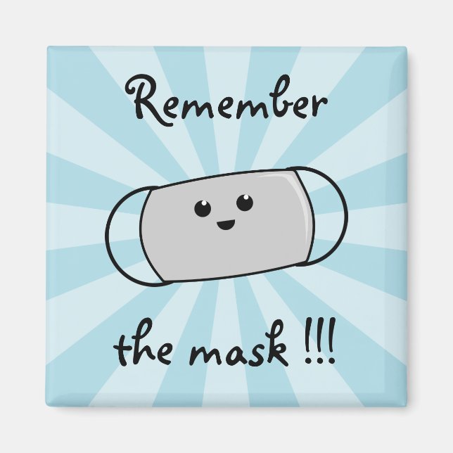 Imán Mask Reminder Magnet (Frente)