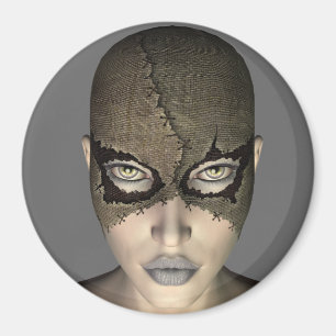 Imán Masked Woman Magnet