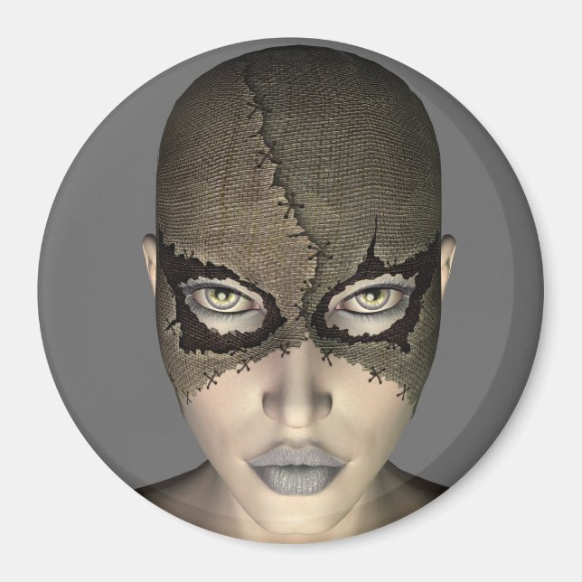 Imán Masked Woman Magnet (Frente)
