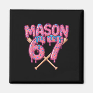 Imán Mason 67 divertido meme de goteo de helado Bysebyl