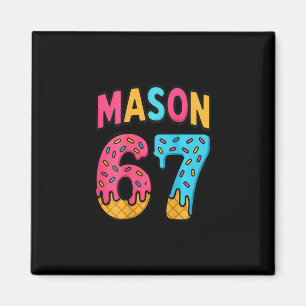 Imán Mason 67 Helado Meme Divertido Seis Siete (en Ck)