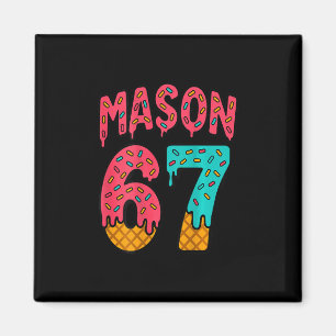 Imán Mason 67 Helado Meme Lindo Seis Siete (en Ck)