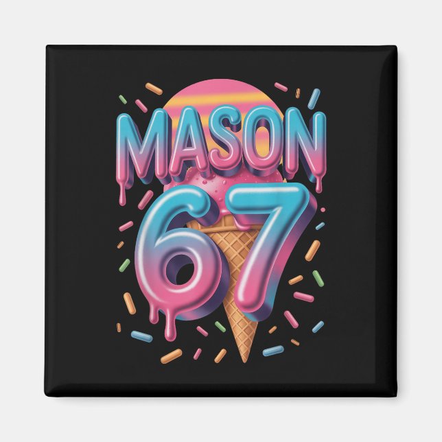 Imán Mason 67 Meme Ice Cream Bysebyll Drip _1  (Frente)