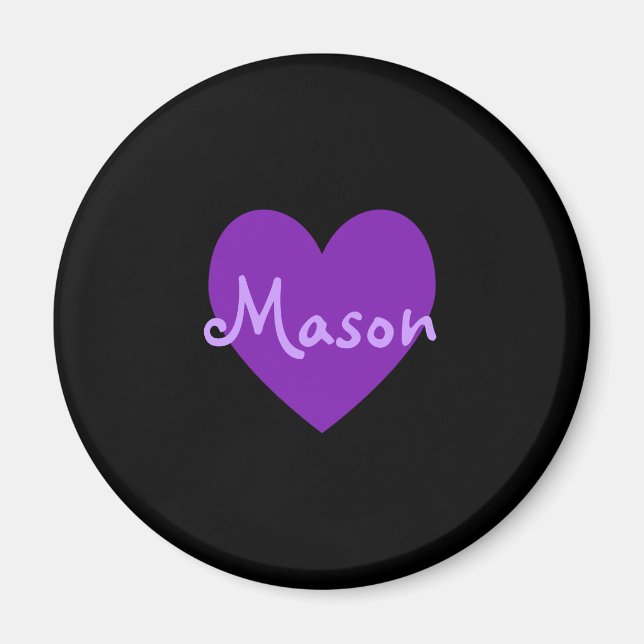 Imán Mason en morado (Frente)