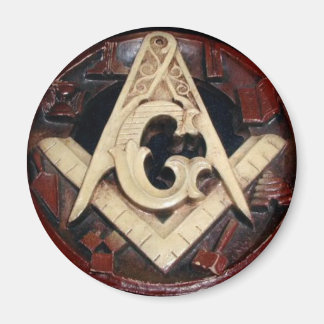 Imán Masonic Squre & Compass Buton