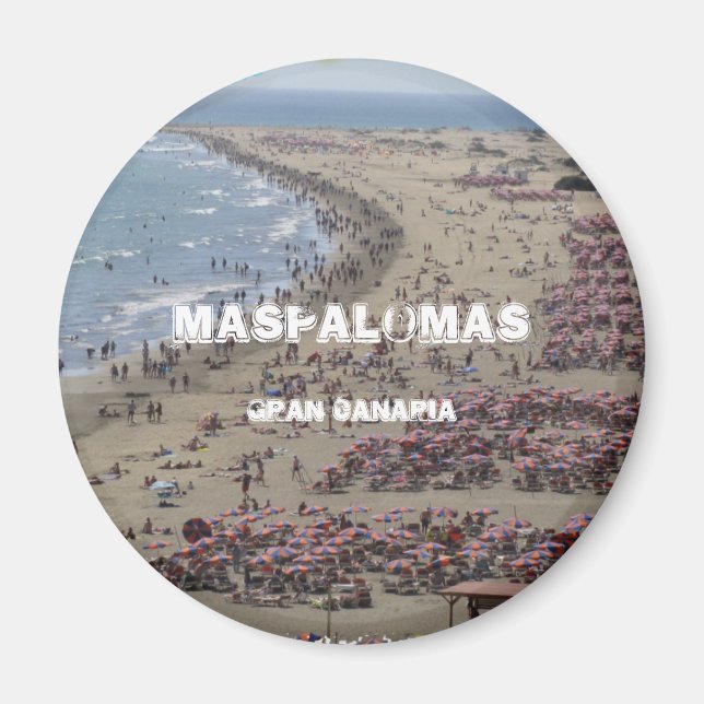 Imán Maspalomas Gran Canaria Magnet (Frente)