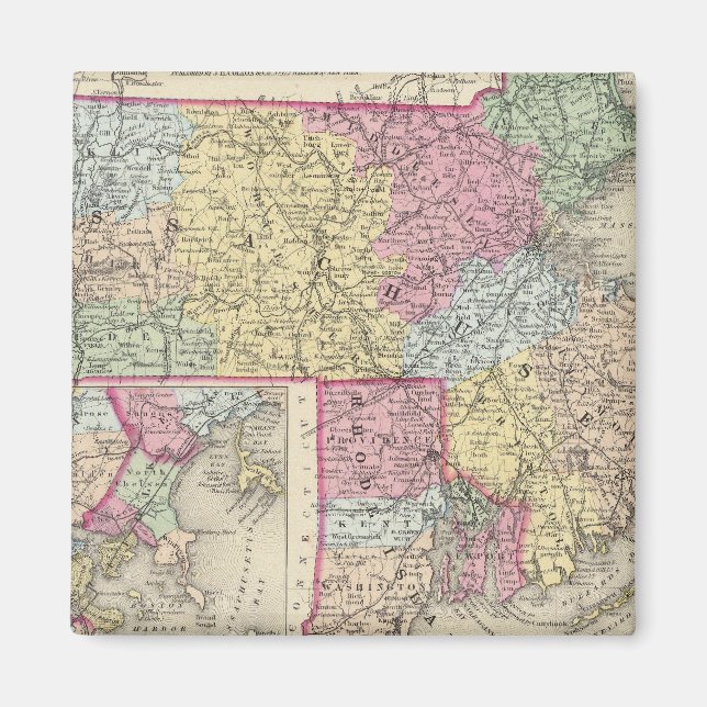 Imán Massachusetts Y Rhode Island 2 (Frente)