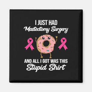 Imán Mastectomía Cirugía Meme Diversión Cáncer de Mama