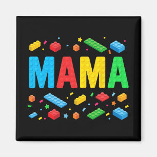 Imán Master Builder Building Bricks Bloquea Una Madre G