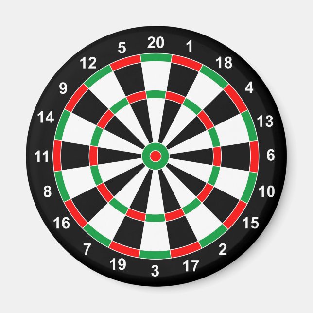 Imán Master Darts Board Basic Round Target Juego clásic (Frente)