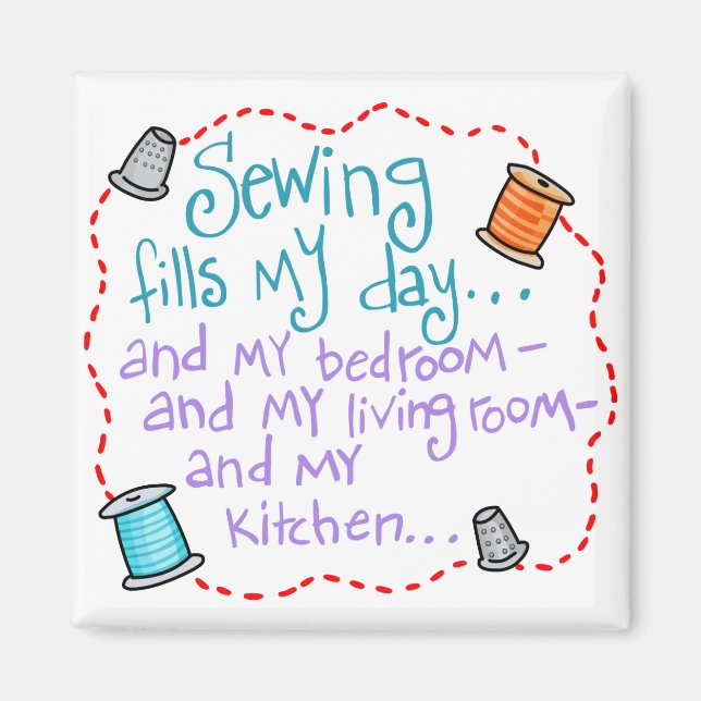 Imán Masticar llena mis días (Frente)