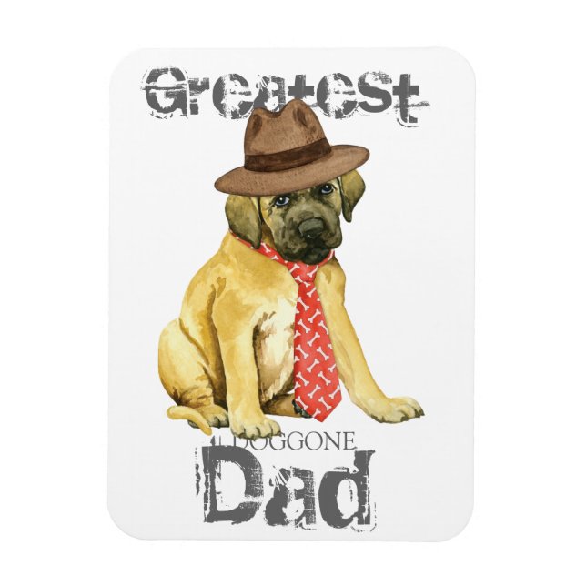 Imán Mastiff Dad (Vertical)