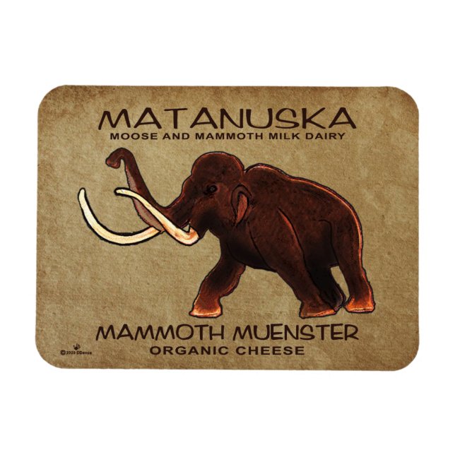 Imán Matanuska Mammoth Muenster Cheese (Horizontal)