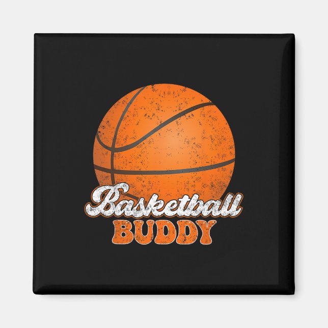 Imán Matanza De Baloncesto De Buddy Family Para Hombres (Frente)