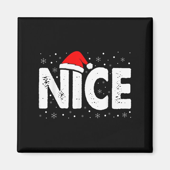 Imán Matching Co. Naughty Or Nice Christmas - Uni-adult (Frente)