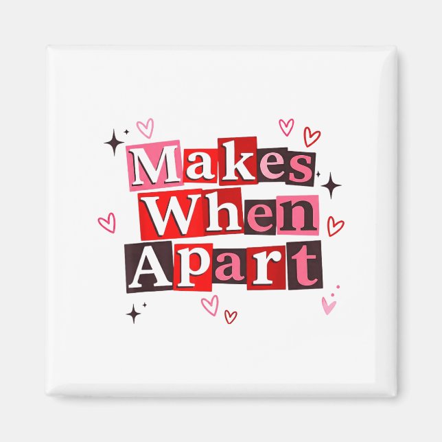 Imán Matching Couple Makes When Apart Long Distance Rel (Frente)