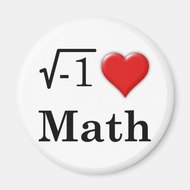 Imán Matemáticas de amor (Frente)