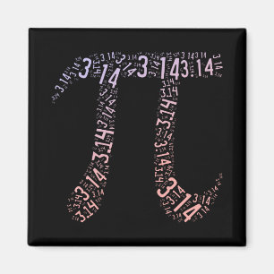 Imán Matemáticas de dígitos de símbolos de Pi de deg